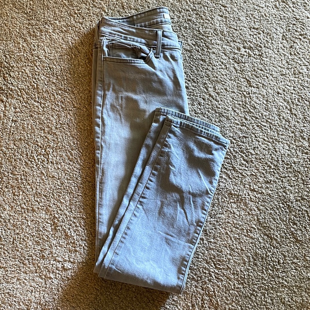 Levi’s 712 Slim Jeans Gray 98% Cotton Size 29